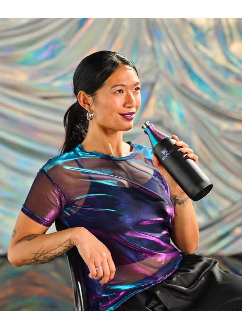 Stanley All Day Slim Bottle 20oz Leakproof Twist Lid Double-Wall Insulated Stainless Steel BPA-Free  Slim Travel Water Bottle for Gym Work & Outdoor Adventures Cream - Image 5