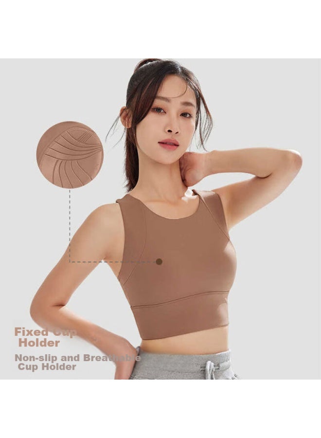 Liberal Freedom High-intensity Sports Bra For Women, One-piece Anti-shock And Anti-sagging Yoga Vest, Fitness Training Bra, Suitable For Outer Wear And Inner Layering - Image 3