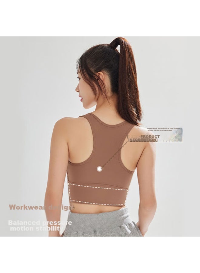 Liberal Freedom High-intensity Sports Bra For Women, One-piece Anti-shock And Anti-sagging Yoga Vest, Fitness Training Bra, Suitable For Outer Wear And Inner Layering - Image 4