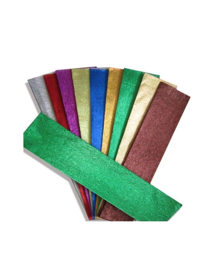 Terabyte CREPE PAPER 12FOLD 50X120CM MULTICOLORS (PACK OF 2) - Image 1