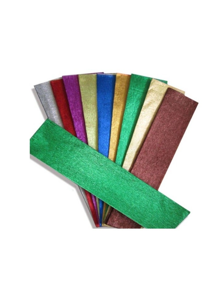 Terabyte CREPE PAPER 12FOLD 50X120CM MULTICOLORS (PACK OF 2) - Image 2