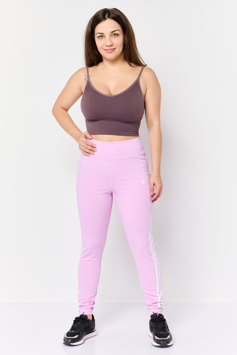 Adidas Women Sportswear Fit Training Leggings, Lavender - Image 2