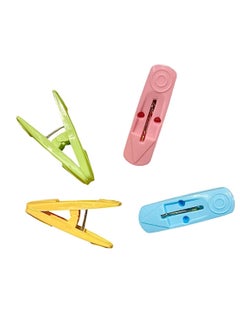 VIO 40 PCS Plastic Cloth Pegs Clothespins Laundry Line Clips Pack of 40 Durable Hanging Clips for Clothes Drying Rack Outdoor Indoor Use Laundry Accessories  - Image 3