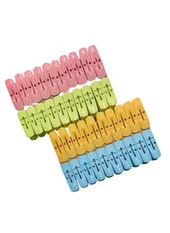 VIO 40 PCS Plastic Cloth Pegs Clothespins Laundry Line Clips Pack of 40 Durable Hanging Clips for Clothes Drying Rack Outdoor Indoor Use Laundry Accessories  - Image 1