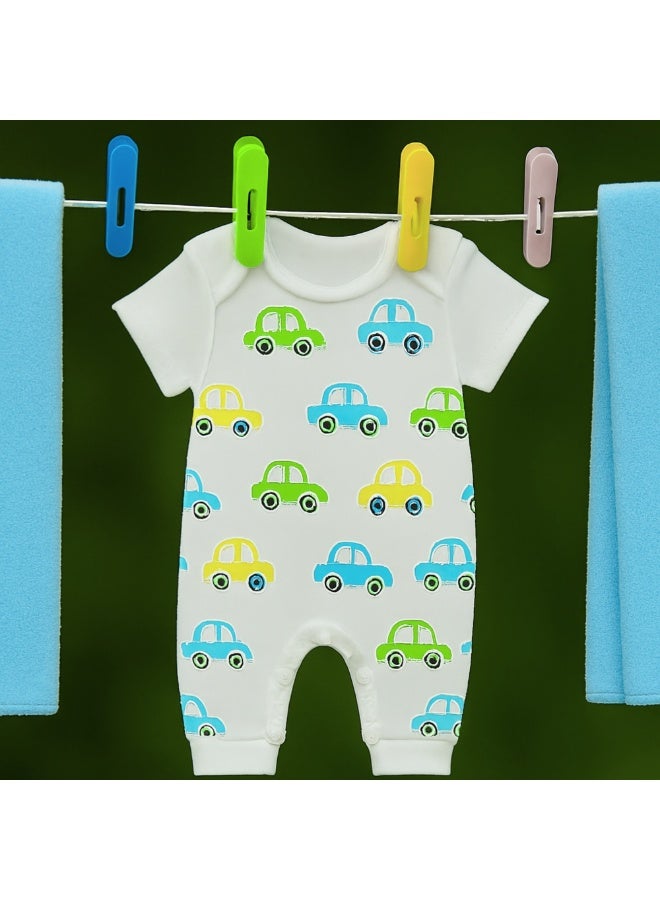 VIO 40 PCS Plastic Cloth Pegs Clothespins Laundry Line Clips Pack of 40 Durable Hanging Clips for Clothes Drying Rack Outdoor Indoor Use Laundry Accessories - Image 4