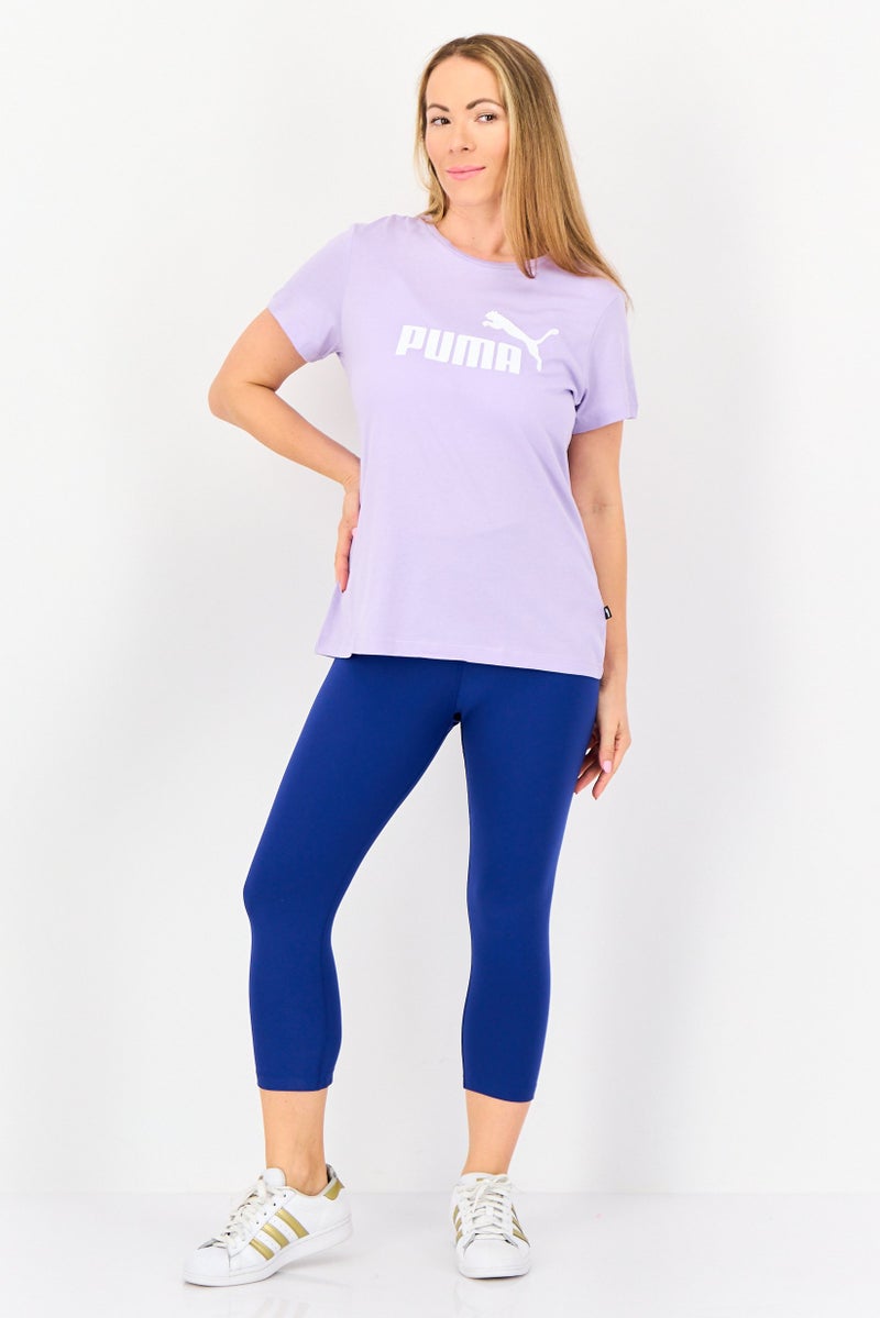PUMA Women Sportswear Fit Short Sleeve Outdoor T-Shirt, Purple - Image 4