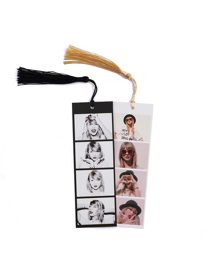 2 قطع تايلور المرجعية سويفت ميرش هدية مجموعة، كتاب علامات للنساء المرجعية هدية كتاب لطيف الملحقات لمحبي القراءة 2x6 في - Image 1