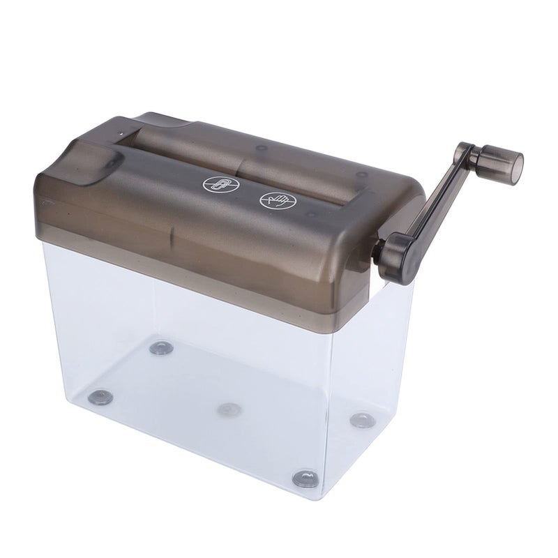 Manual Paper Shredder for Home Office School and Shop Grey Color 8 1x3 9x5 5 Inches - Image 2
