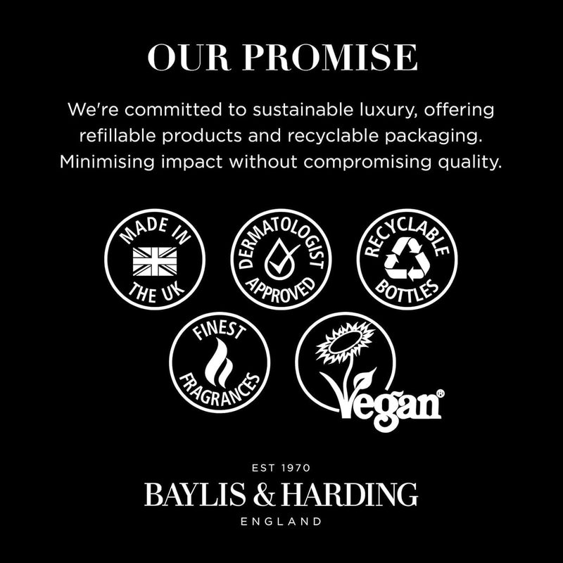 Baylis & Harding Signature Wild Lavender & Geranium Hand Wash 500ml (Pack of 3) - Vegan Friendly - Image 4