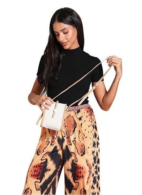 Rectangular Canvas Sling Bag