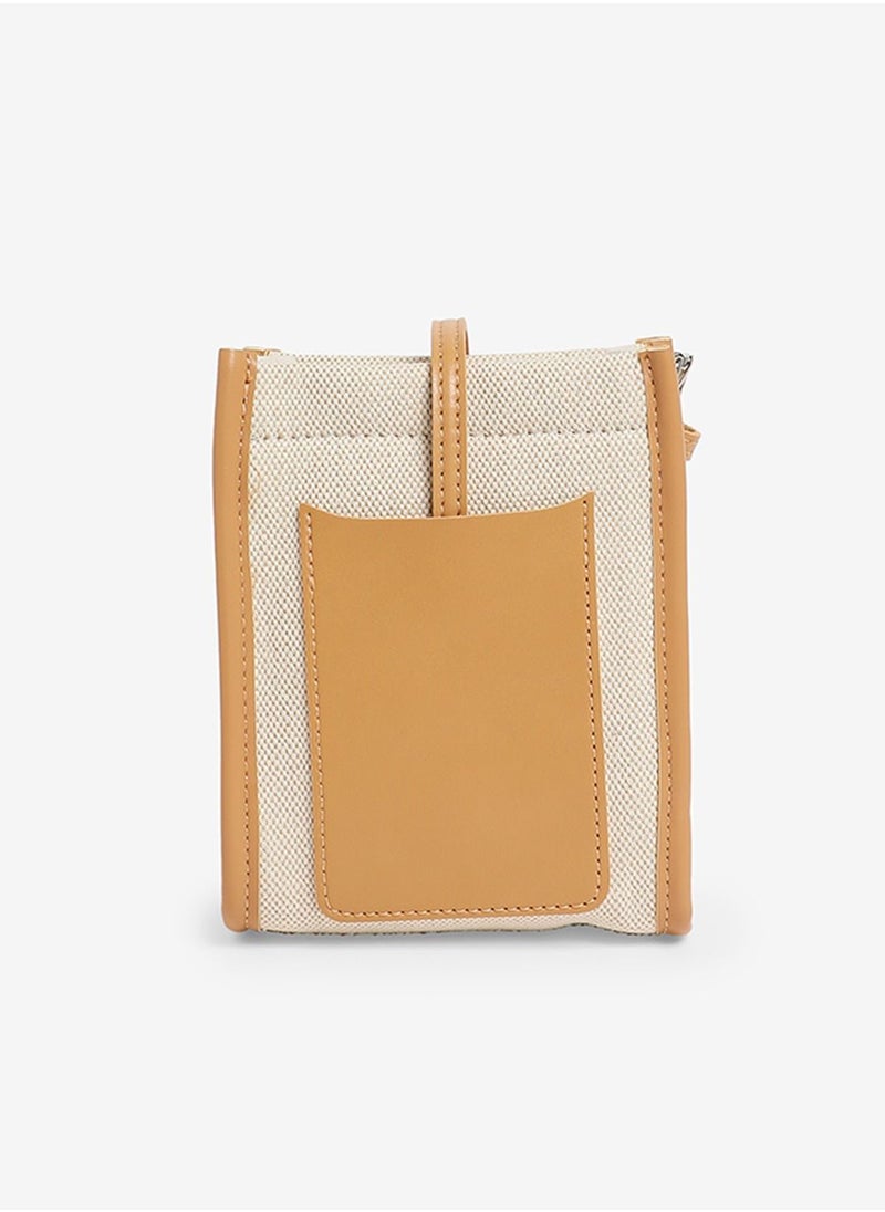 Couturelabs - Rectangular Canvas Sling Bag - Image 1