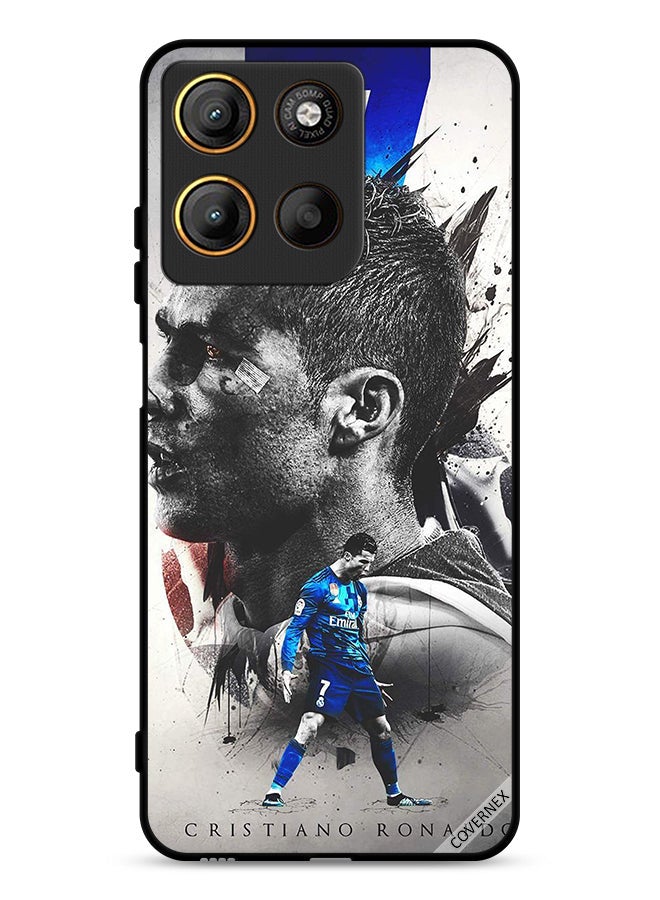 Covernex Motorola Moto G15 Protective Case Cover Cristiano Ronaldo Wallpaper