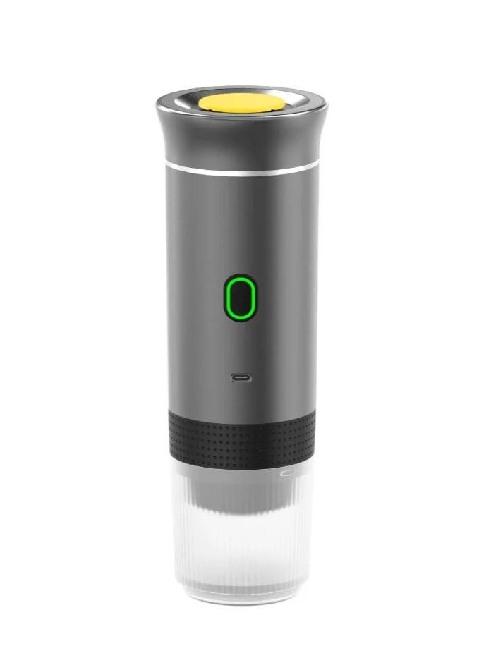 KF 3 in 1 Portable Electric Espresso Coffee Maker - 20 Bar Wireless Heating, 7500mAh Lithium Batteries Fully Automatic Electric Coffee Machine Capsules + Powder with Car Charging Cable for Overland Travel - Black - Image 1