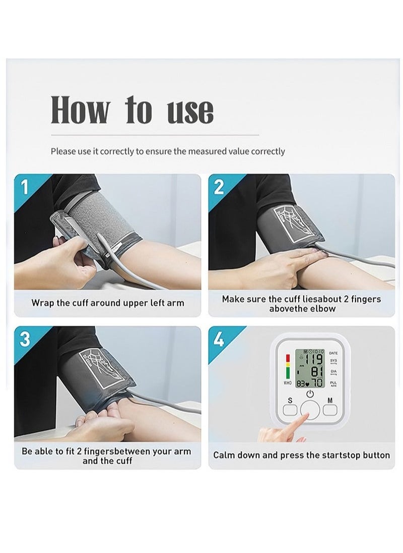 ماركة غير محددة مقياس ضغط الدم بتحديد الصوت باللغة العربية وعرض رقمي على شاشة LCD  - Image 4
