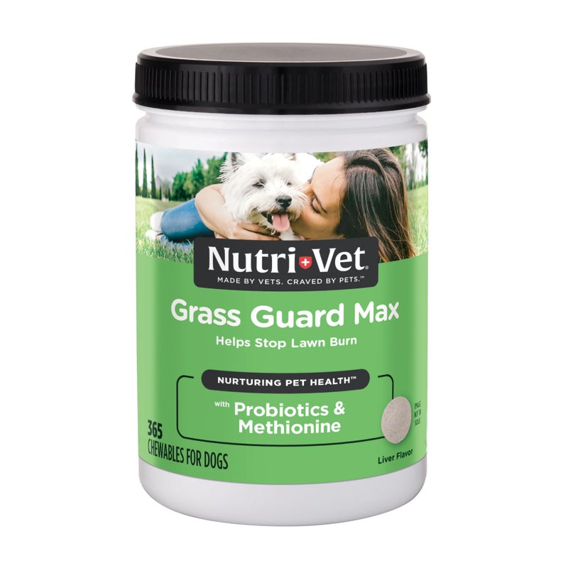 nutri vet Nutri-Vet Grass Guard Chewables for Dogs, Prevents Lawn Burn from Dog Urine, Protects Grass, and Supports Digestive Health, 365 Count - Image 1