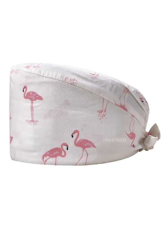 NIBEMINENT Scrubs Cap  Cotton Print Surgery Scrub Hats Nurse Caps Medical Accessories Beauty Salon Pet Shop Lab Work Hat Chef Hat