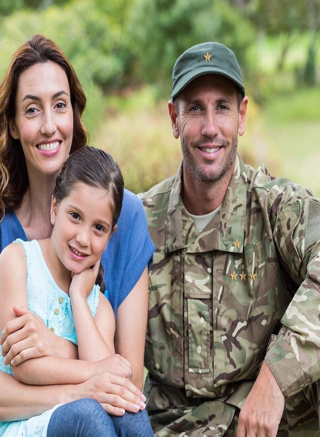 Mtlee 40 Pieces Star Badge Lapel Pin for 4th of July Memorial Independence Day Celebration Veterans Day Party Labor Theme Party Costume Decorations(Gold) - Image 5