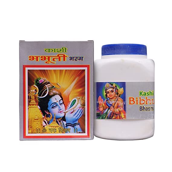 Elysian Kashi Vibhuti Bhasm Powder 250Gram/Mahadav Bhasm Powder Bhasm Vibhoti 100% Scented Pure Bhasm/Bibhuti/Vibhuti/Vibhooti/Bhasma/Bhasm/Holy Ash - 5 Pcs - Image 1
