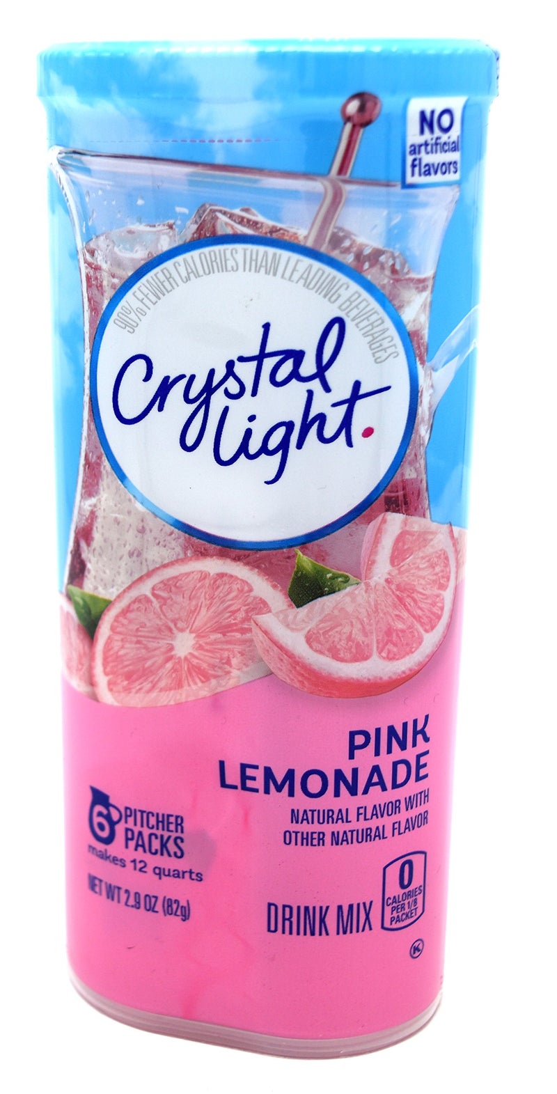 Crystal Light Pink Lemonade Drink Mix, 12-Quart 2.9-Ounce Canister (Pack Of 3) - Image 1