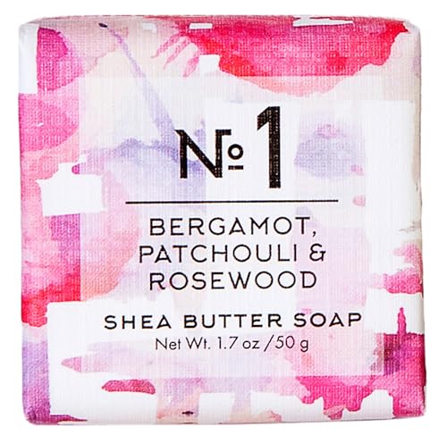Via Mercato Travel Sized Italian Soap Bar 50g No 1 Bergamot Patchouli and Rosewood