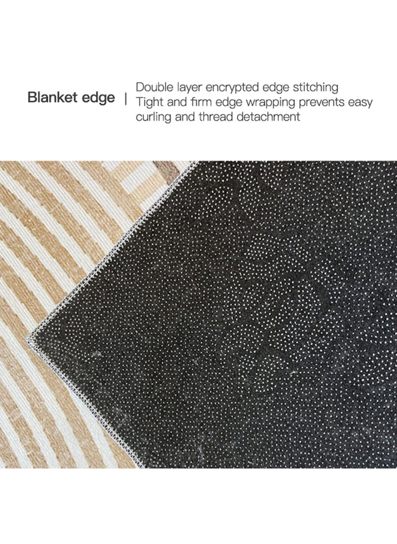 Sharpdo Modern Area Rugs Simple Short Pile Carpet Living Room Bedroom Rug Anti Slip Floor Carpet Home Decor 200*300CM  - Image 5