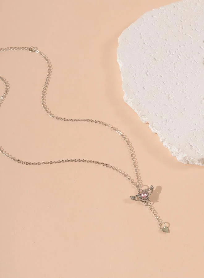تايك تو Cupids Heart Pendant Necklace