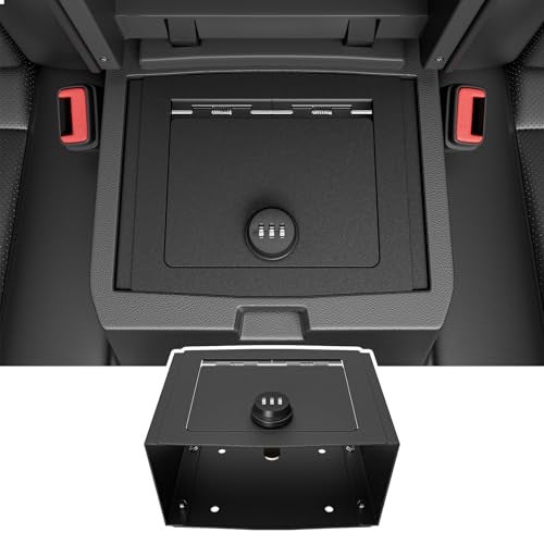 SZYANG Center Console Safe Organizer Compatible with 2024 2025 2026 Toyota Tacoma Lock Box Console Safe Vault Center Armrest Manager Replacement for 2024 2025 2026 Toyota Tacoma Accessories - Image 1