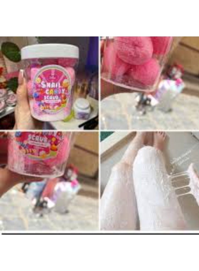 Jellys Body Scrub, Snail Candy Scrub For Body 6 Balls,300G - Image 2