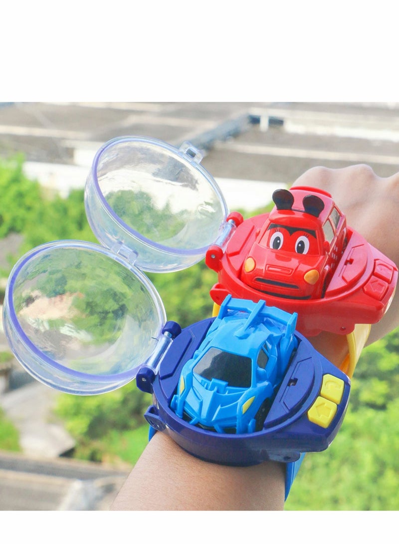 KASTWAVE Mini Long Distance Wrist Watch RC Car, 2022 New Remote Control Toys, 2.4 GHz Racing with USB Charging, Cartoon Small, Gift for Boys and Girls - Image 3