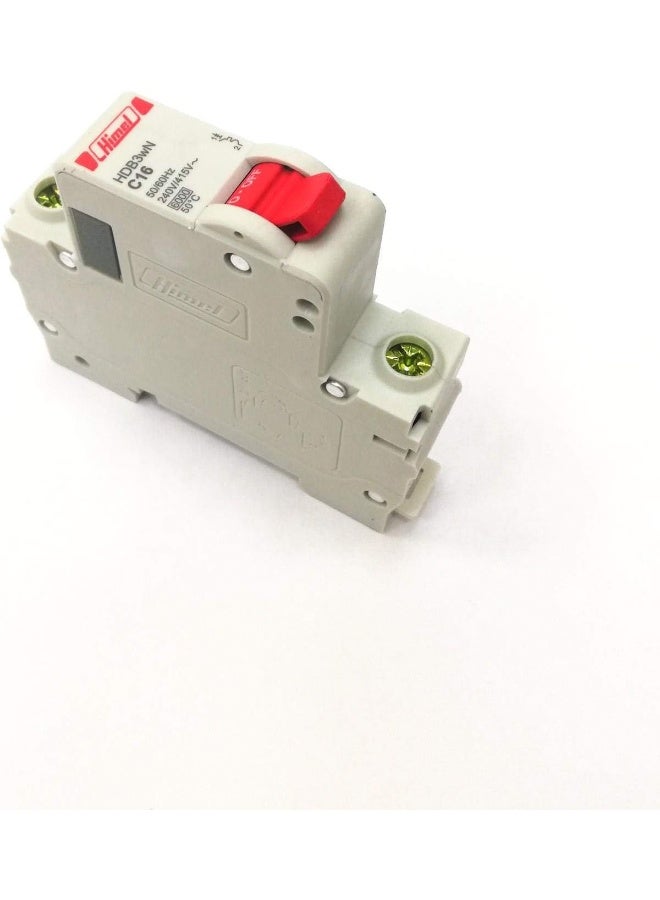 Himel Miniature Circuit Breaker - MCB 16A 1Pole 6kA - HDM3WN1C16 Himel - Image 2