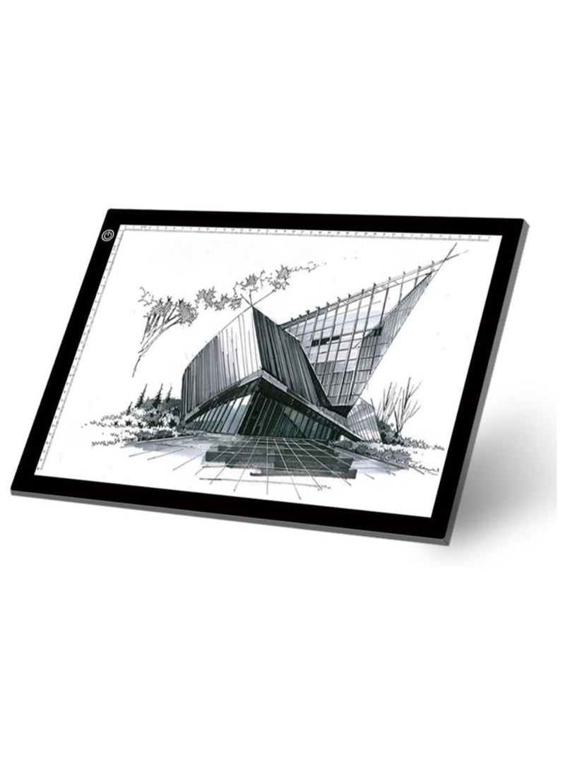 Generic Portable A4 Tracing LED Copy Board Light Box, Ultra-Thin Adjustable USB Power Artcraft LED Trace Light Pad for Tattoo Drawing, Streaming, Sketching, Animation, Stenciling  - Image 1