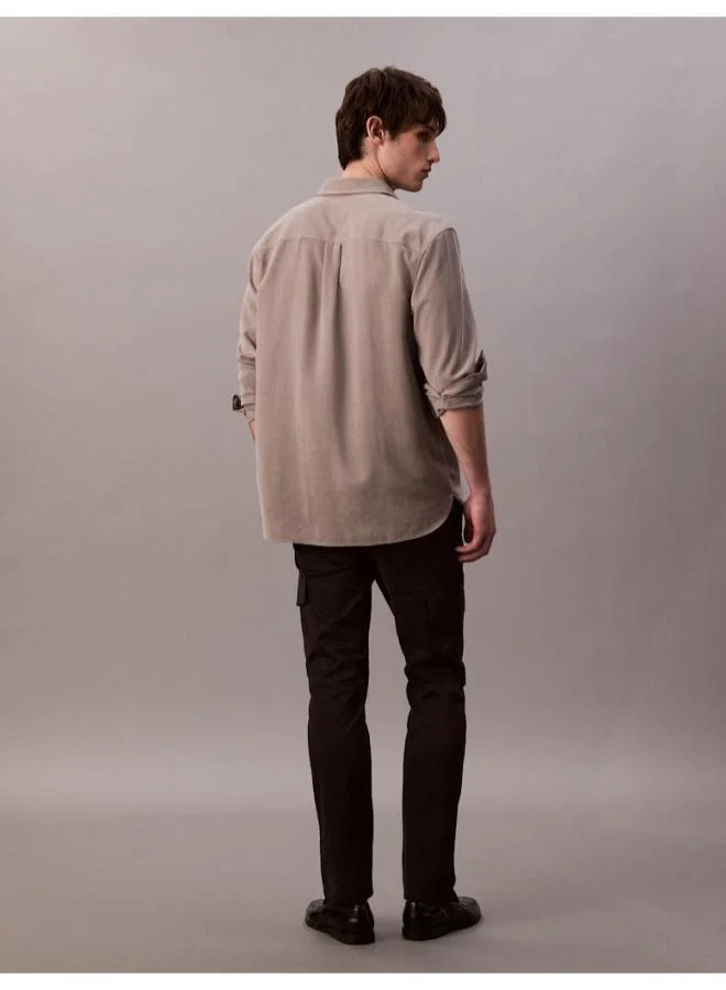 CALVIN KLEIN Slim Stretch Cotton Cargo Trousers