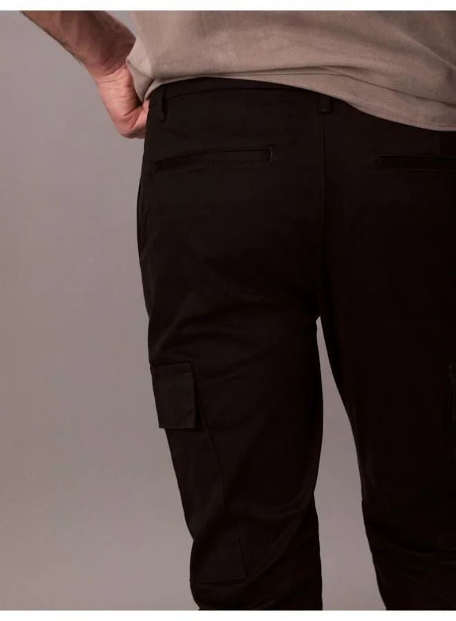 CALVIN KLEIN Slim Refined Cotton Stretch Carg