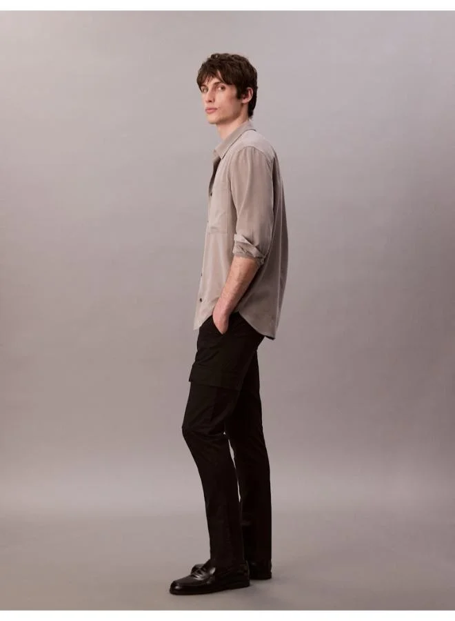 CALVIN KLEIN Slim Refined Cotton Stretch Carg