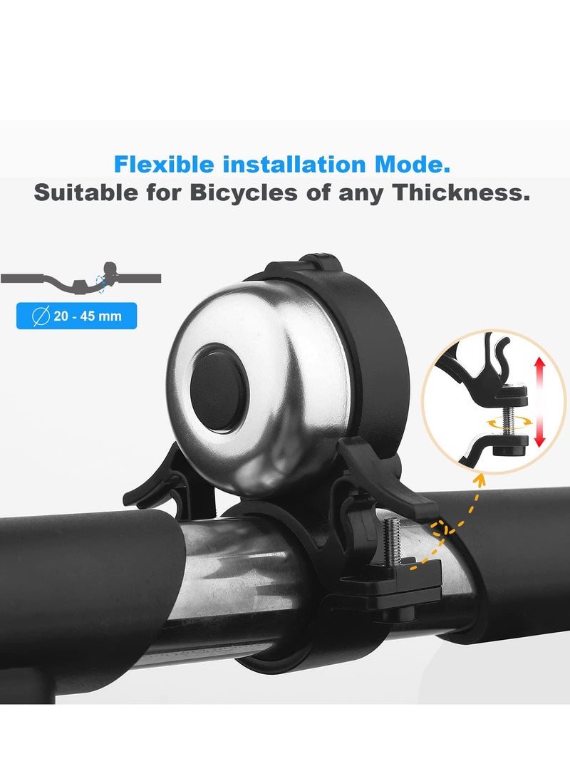 Excefore - Bicycle Bell for Apple AirTag, Hidden Holder, Anti-Theft Device Waterproof Mount, Fits Bikes, Easy Installation, Bike Accessories - Image 1