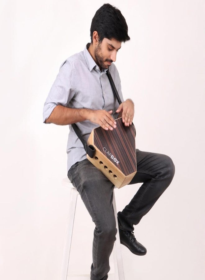 Clapbox Travel Cajon (2-sided), Snare, Bongo - Rubber wood with Carry Bag - Image 5