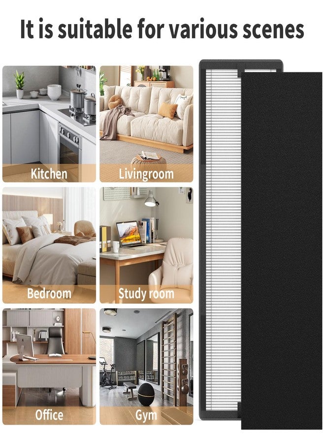 FCFMY 4 Packs NEA-F1 H13 True HEPA Replacement Air Filter Compatible with Eureka NEA120 and Toshiba CAF-W36USW Feature Smart WiFi Purifier, 4 HEPA Filters (NEA-F1) and 8 Carbon Pre-Filters (NEA-C1) - Image 4