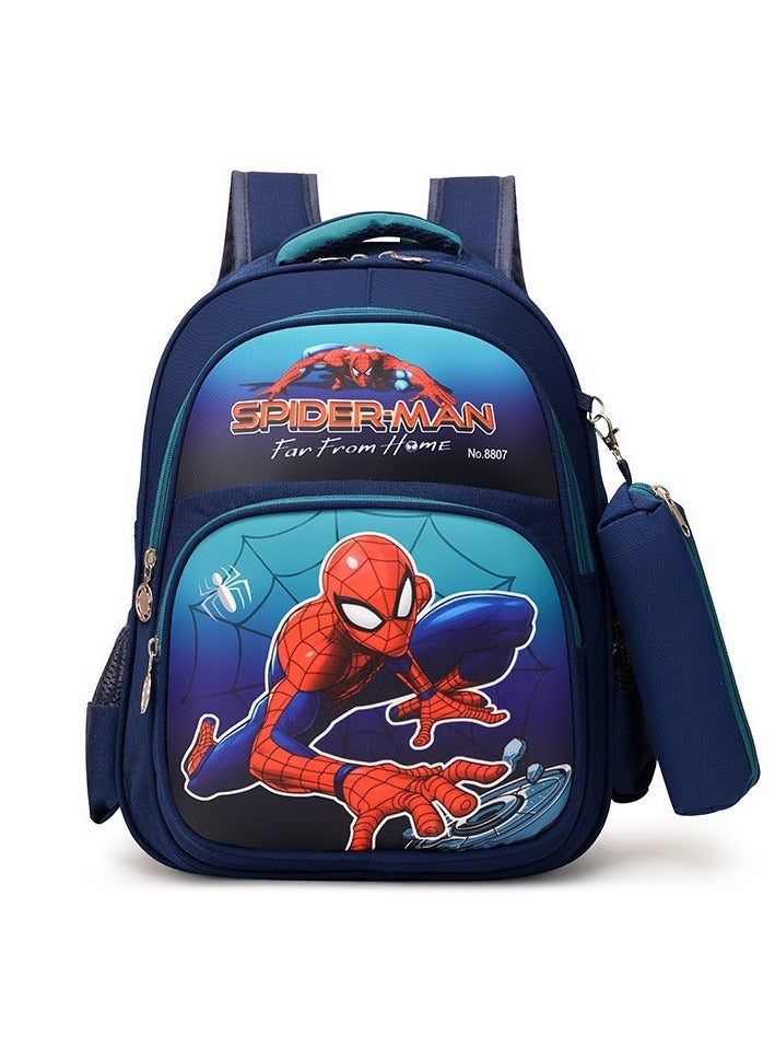 Cartoon Spider-Man Backpack For Boys and Girls Aged 3-6 Years Old