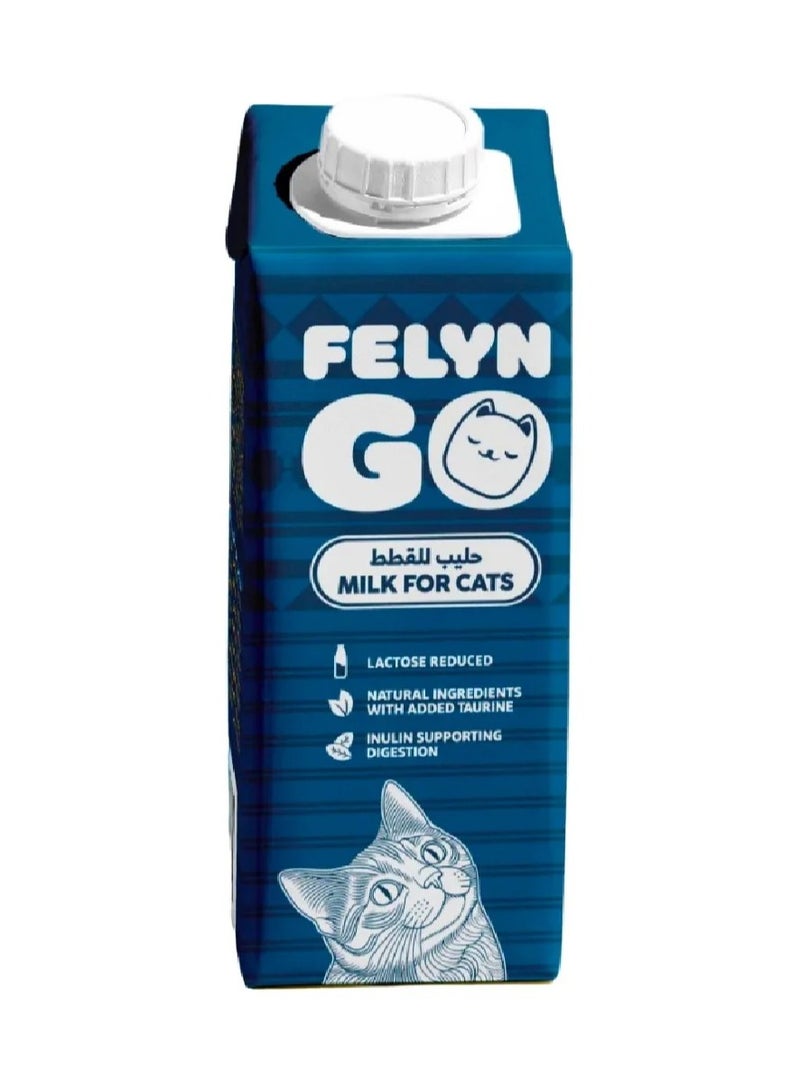 Felyn GO Cat Milk – Enriched with Taurine & Inulin – Easily Digestible – 200ml