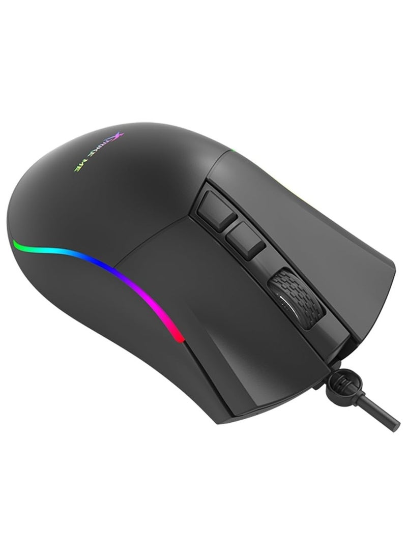 XTRIKE ME GM226 RGB Gaming Mouse - Optical Sensor 7,200 DPI - 7 Programmable Buttons - Only 77G - Image 5