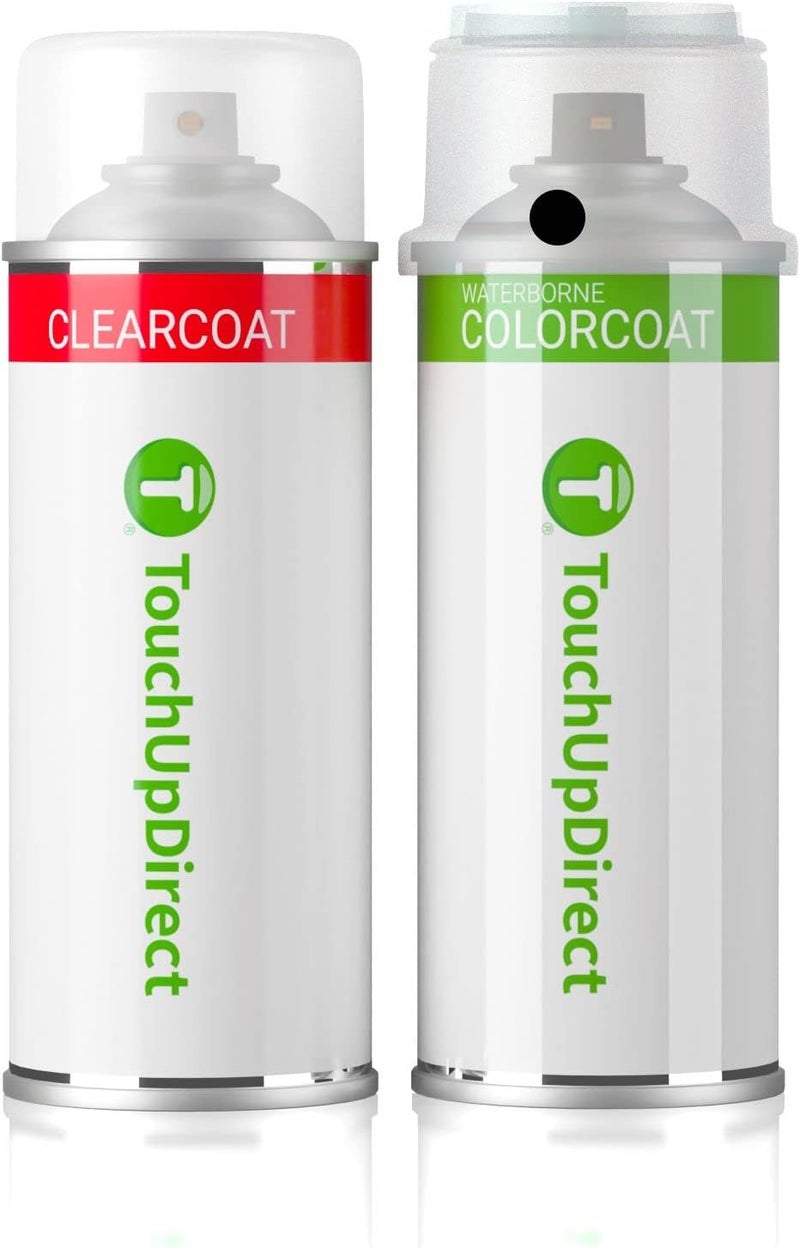 TouchUpDirect 41/41C/WA8555/GBA/20/WA848 Black for Chevrolet Exact Match Touch Up Paint Aerosol - Essential Kit - Image 1