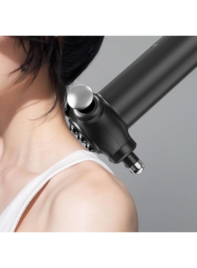 BlueFire Handheld Deep Tissue Massage Gun with Quiet Performance, 6-Speed Percussion Therapy and USB-C Rechargeable Design for Muscle Recovery and Relaxation - Image 2