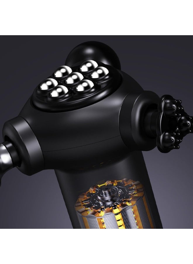 BlueFire Handheld Deep Tissue Massage Gun with Quiet Performance, 6-Speed Percussion Therapy and USB-C Rechargeable Design for Muscle Recovery and Relaxation - Image 4