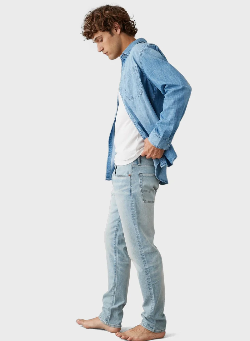 American Eagle Light Wash Skinny Fit Jeans