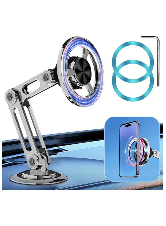 TIKNAL Strong Magnetic Car Phone Holder with 720° Free Rotation - Full Rotation, Super Hold, and Safe Driving - Image 2