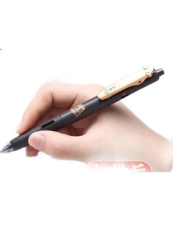 M.G Chenguang (M&G) Stationery Black Retractable Gel Pen 0.5, Kongmiao Blessing Exam-Specific Signing Pen, Bullet Tip Student Final Exam Practice Pen, Xiaofuxing 12 Pens/Box Agpk3101A - Image 3