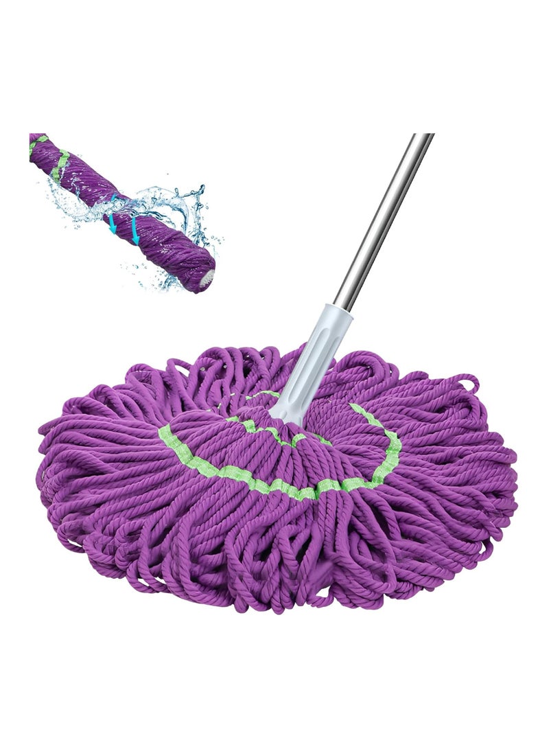 Easy-Wring Self-Twisting Mop | Hands-Free, Rotating Design for Effortless Cleaning in Bedroom, Living Room, Bathroom & More - Image 1