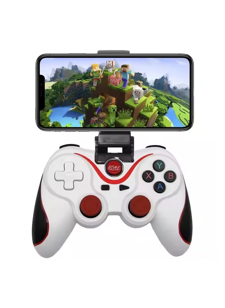 Healife Bluetooth Wireless Game Controller – Direct Connection for Android Phones, PC, PS3, Low-Latency, Vibration Feedback（White）  - Image 1
