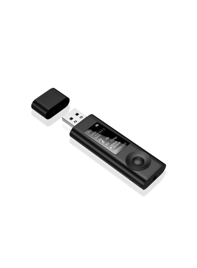 Color Screen Lossless Mp3 Player Recording Pen HD Noise Reduction Remote Recorder-Color:Black-Capacity:No Memory - Image 1