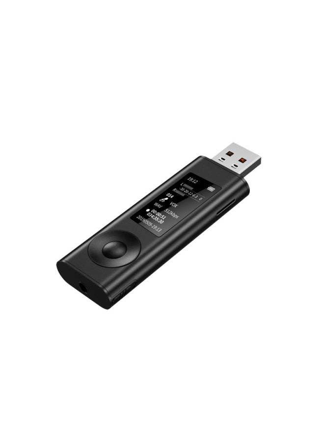Color Screen Lossless Mp3 Player Recording Pen HD Noise Reduction Remote Recorder-Color:Black-Capacity:No Memory - Image 4